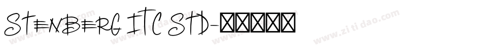 Stenberg ITC Std字体转换